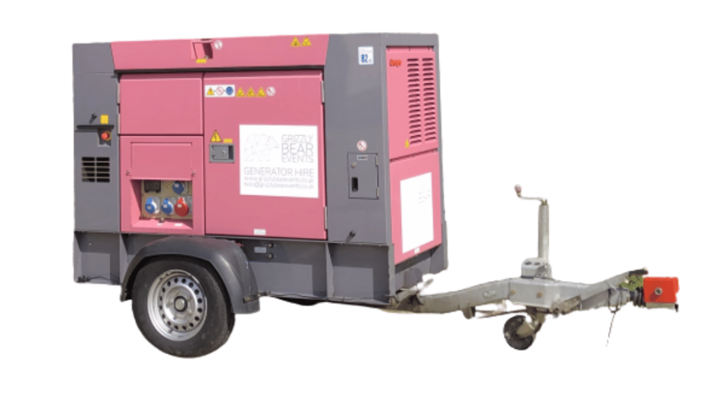 power from ultra silent generator rental