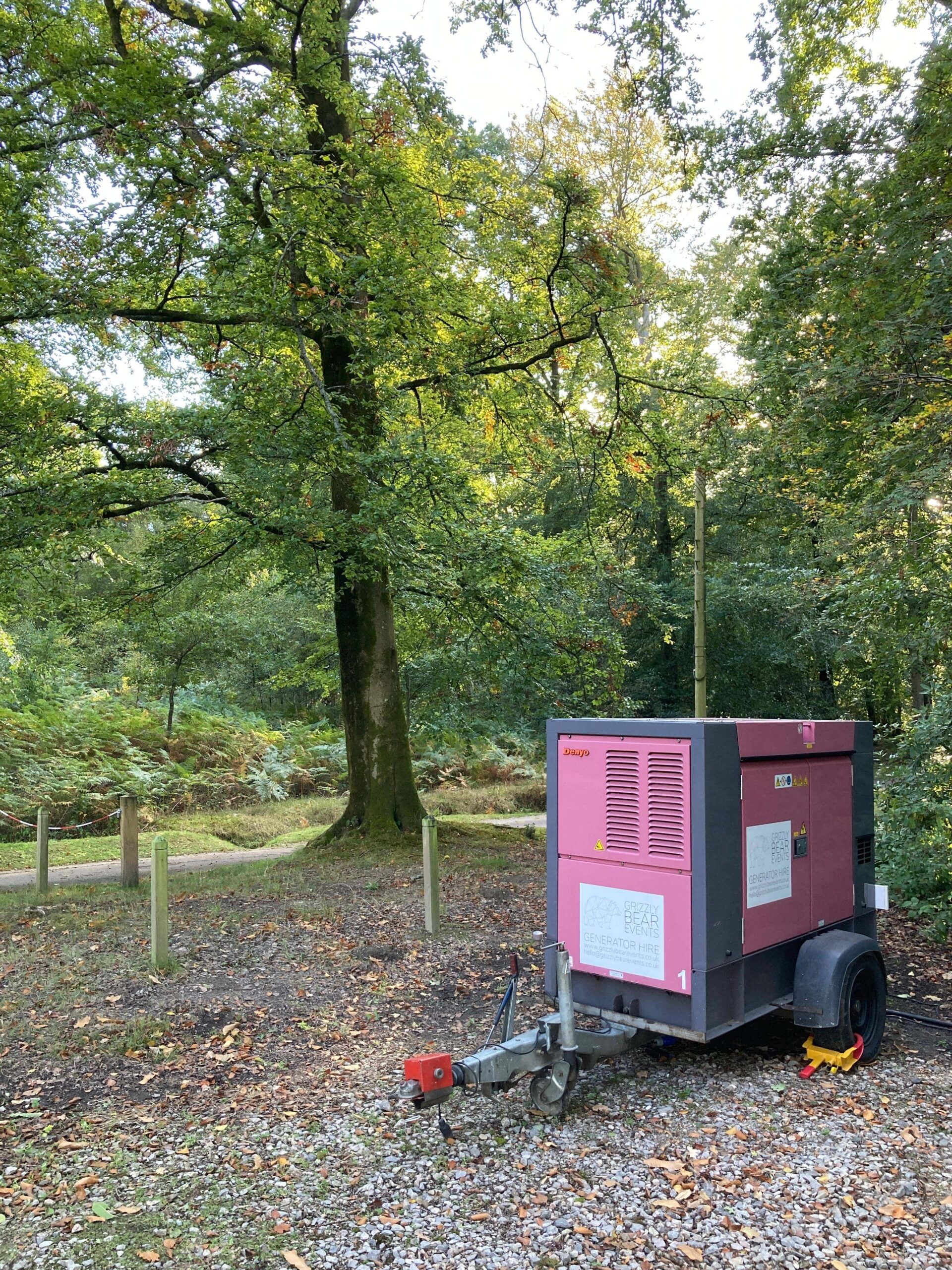 OnLocation Generator Hire For Film & TV Grizzly Bear Events