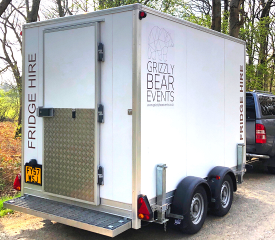 Large Fridge trailer out for Delivery